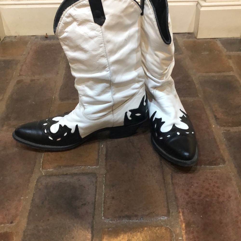 Leather boots